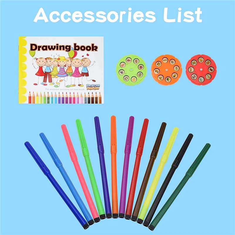 Toy girl projector art drawing table toys children painting board craft education learn 2022 new paint tools |