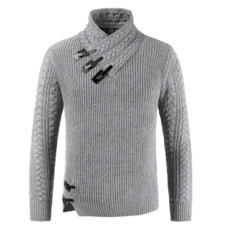 

2023 New Winter Men's Turtleneck Sweater Fasion Lare Size Pullover Autumn Warm Winter Sirts Retro Clotin Knittin