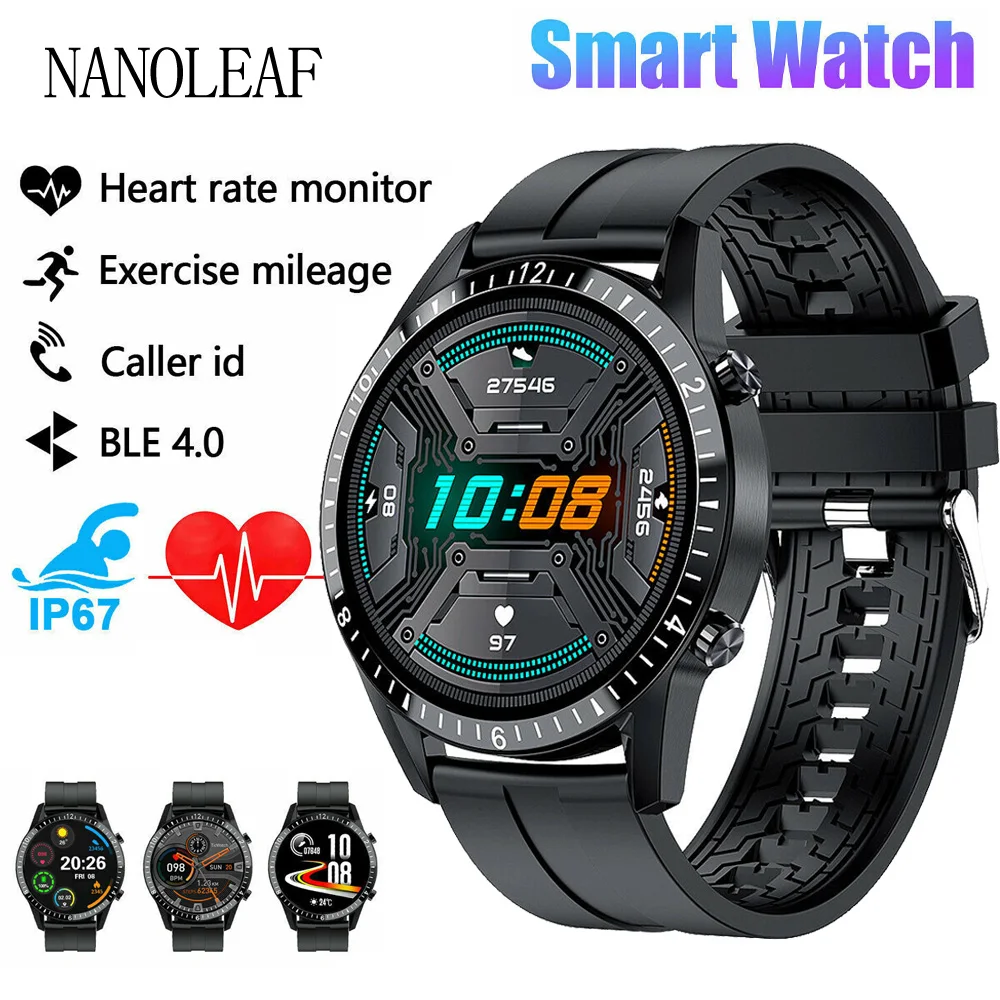 

Smart Watch Sport Men Make Answer Call Business Digital Wristwatch with Music Player App Message Reminder Fitness Tracker