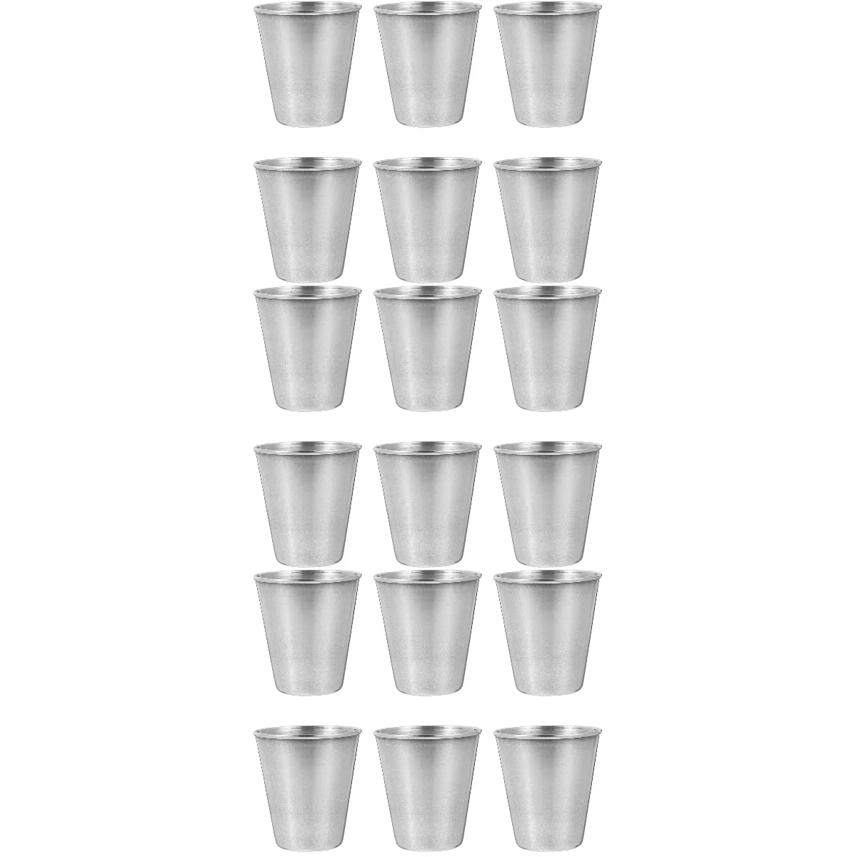 

18 Stainless Steel Glasses Metal Cups Stainless Steel Glasses for Drinking