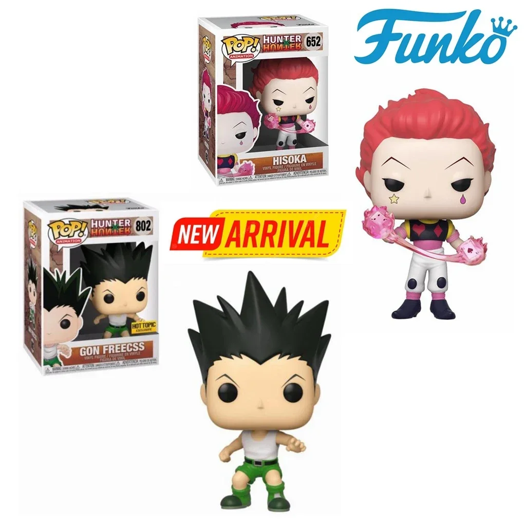 Телевизионный охотник Funko Pop Gon Freecss 802. # Хёнока 652 Виниловая фигурка коллекция HOT