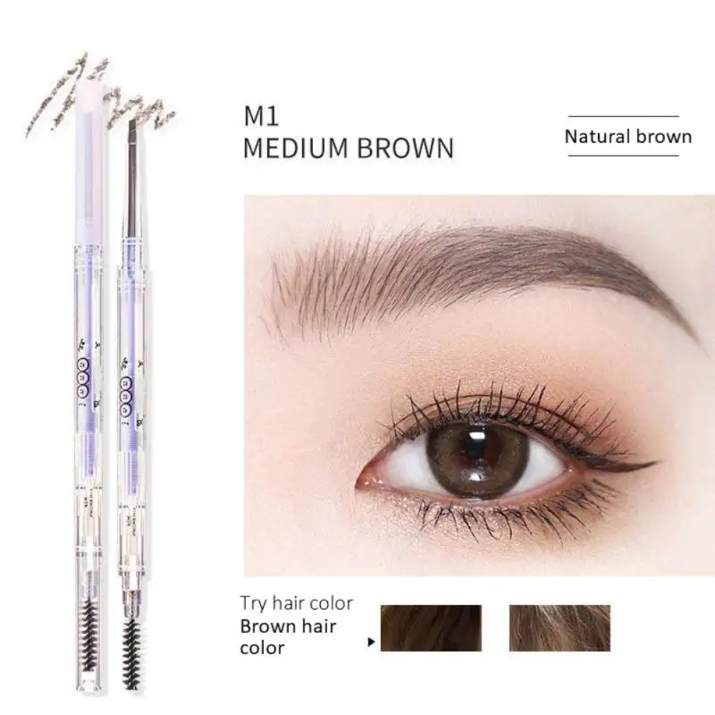 

Ultra Fine Eyebrow Pencil Waterproof Long-lasting Eyebrow Brush Sweat-proof Brow Enhancers Eyebrow Pen Makeup Cosmetics Tools