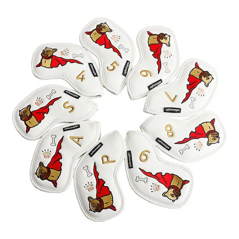 

9 шт., высококачественные Чехлы для головы в стиле мультфильма «гольф-клуб»