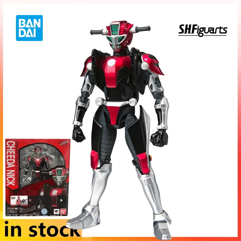 Фото Bandai оригинальная готовая подвижная кукла S.H.Figuarts серии Go Busters аниме Hinasaki Banana фигурка модель игрушки подарки для мальчика №5