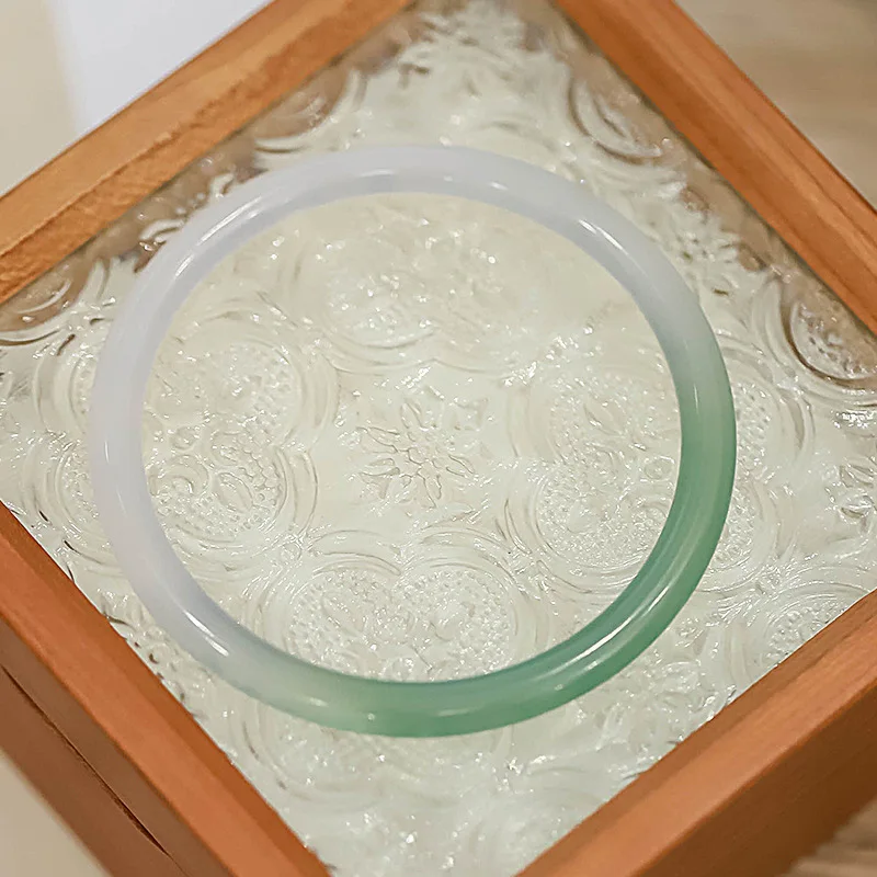 Banshan Banshui тонкий браслет из халцедона 6 мм с градиентом Нефритовый бюстгальтер в