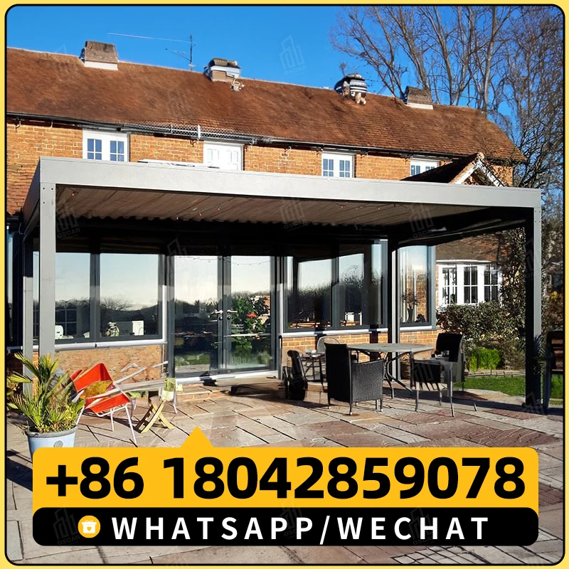 Uogel Открытый Современный Стиль Алюминиевая Пергола Садовый Сад Навес