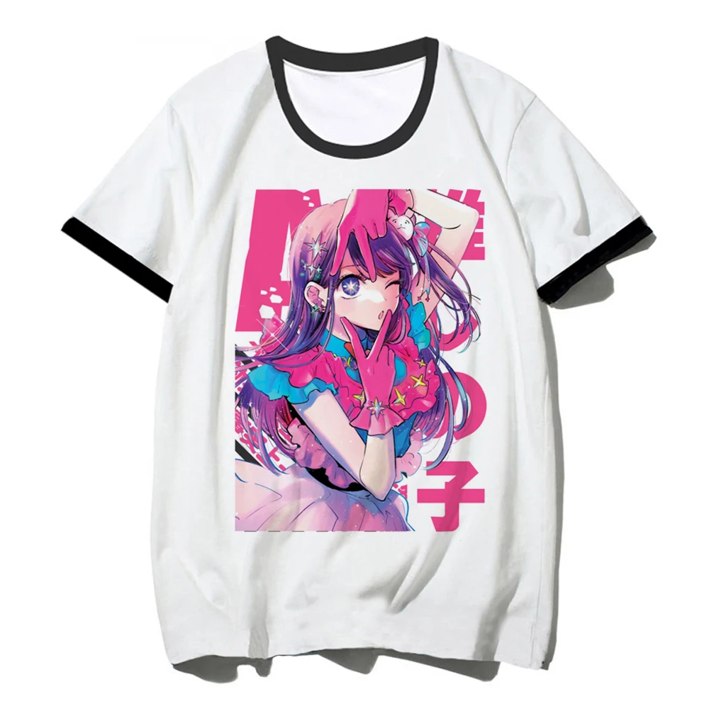 

Oshi No Ko женская футболка с графическим рисунком, летний комикс, дизайнерская графическая Одежда для девочек