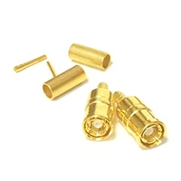 1 piece smb female jack rf coax convertor connector crimp rg316 rg174 lmr100 straight goldplated new wholesale