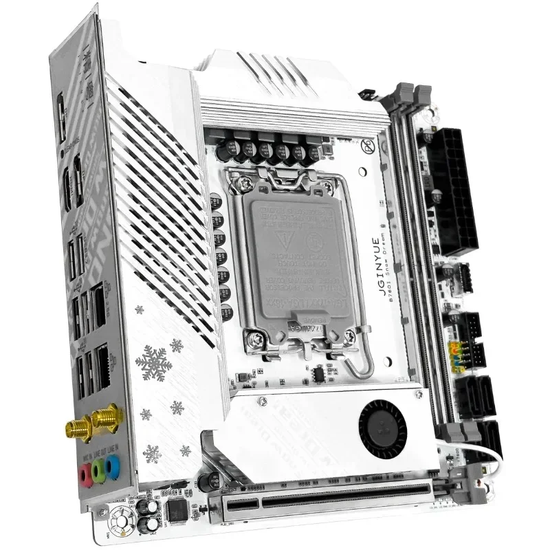 Материнская плата JGINYUE B760i LGA 1700 поддержка Intel Core i3/i5/i7/i9 12-я 13-я память DDR4 новый