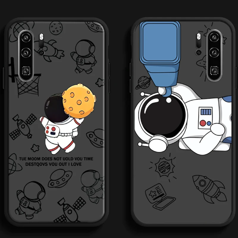 

Astronaut Fashion Phone Cases For Huawei Honor Y6 Y7 2019 Y9 2018 Y9 Prime 2019 Y9 2019 Y9A Coque Back Cover Carcasa Soft TPU