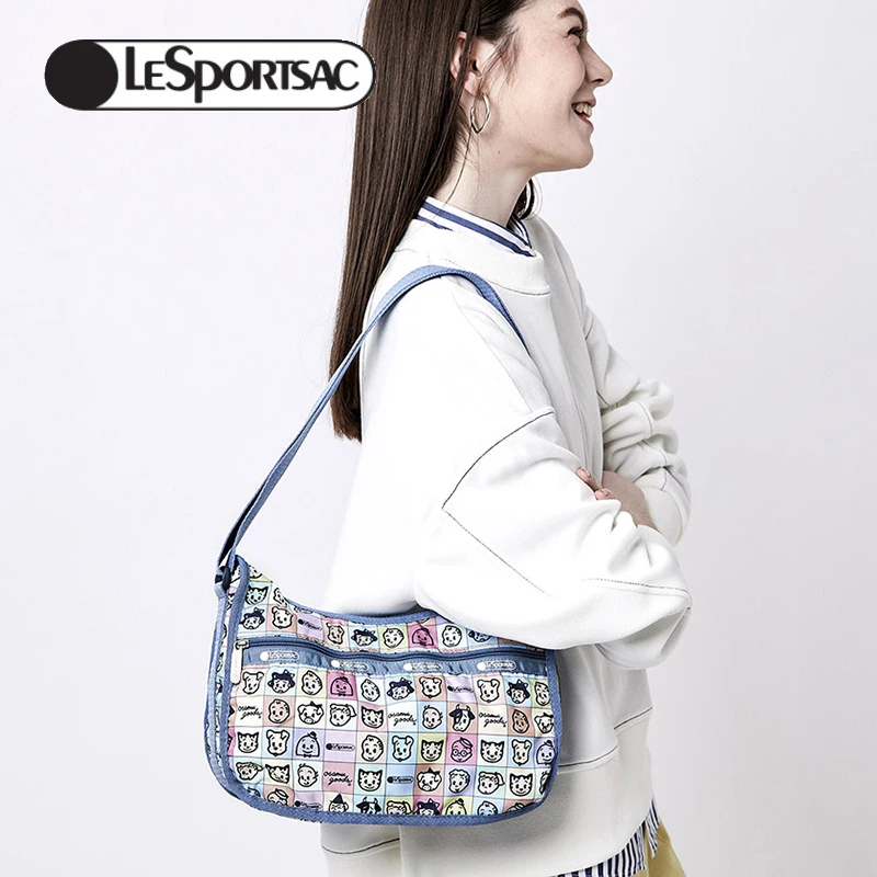 

LeSportsac OSAMU GOODS Shoulder Bag Tote bag Travel bag 2022New Backpack Ladies Bag Cute Messenger Bag Coin Purse Girls Gift