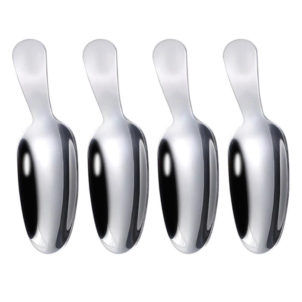 

Spoon Scoop Spoons Dessert Tea Ice Coffee Steel Salt Cream Cake Stainless Mixing Sugar Espresso Mini Formula Powder Silverware
