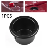 2pcs plastic black cup water drink holder rack recessed for rv camper marine boat trailer recessed water cup holder interior
