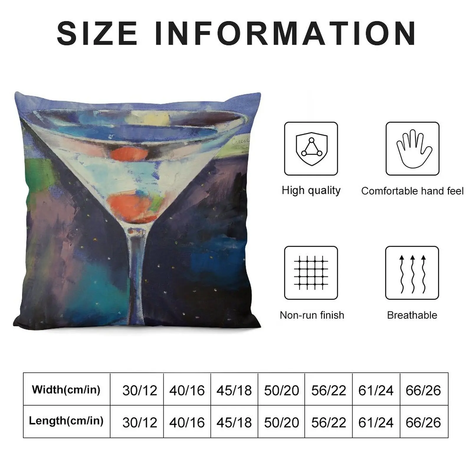 Bombay сапфировые мартини декоративные подушки для детей