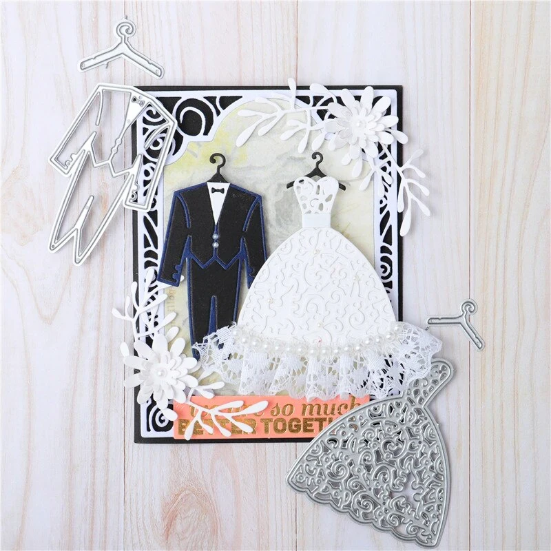 

Wedding Suit Decoration DIY Metal Cutting Knife Mold Hanging Card Card Cover Scrapbook Decorative Craft Embossed Knife Mold