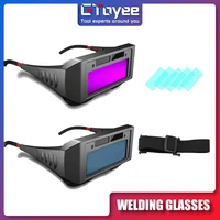 automatic dimming welding glasses argon arc welding solar goggles special anti glare glasses tools for welders automatic dimming