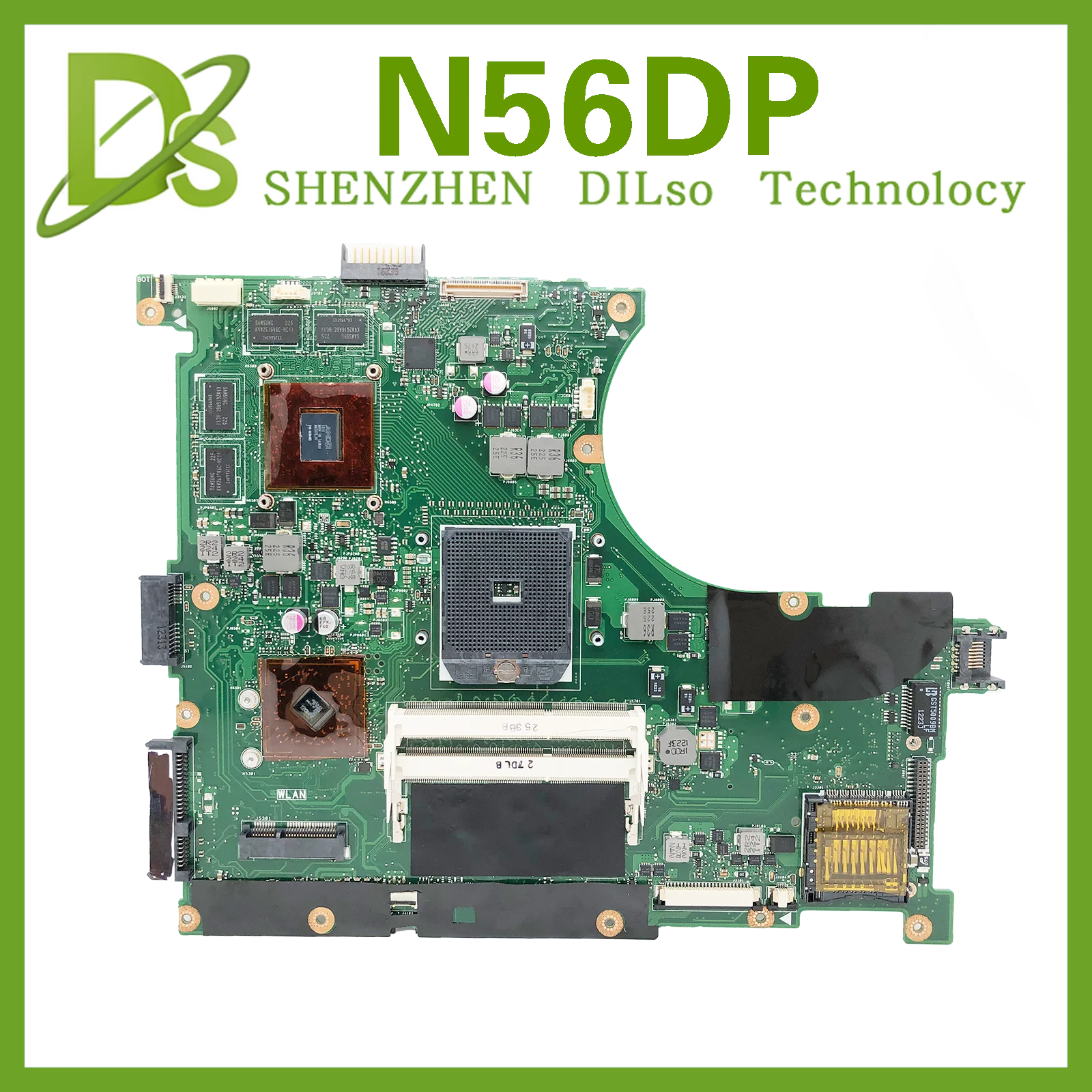 KEF N56DP Laptop Motherboard For ASUS N56D N56DP N56DY R501DY N56DYA 60-NQOMB1002-C03 Mainboard AMD 216-0834065 100% Test