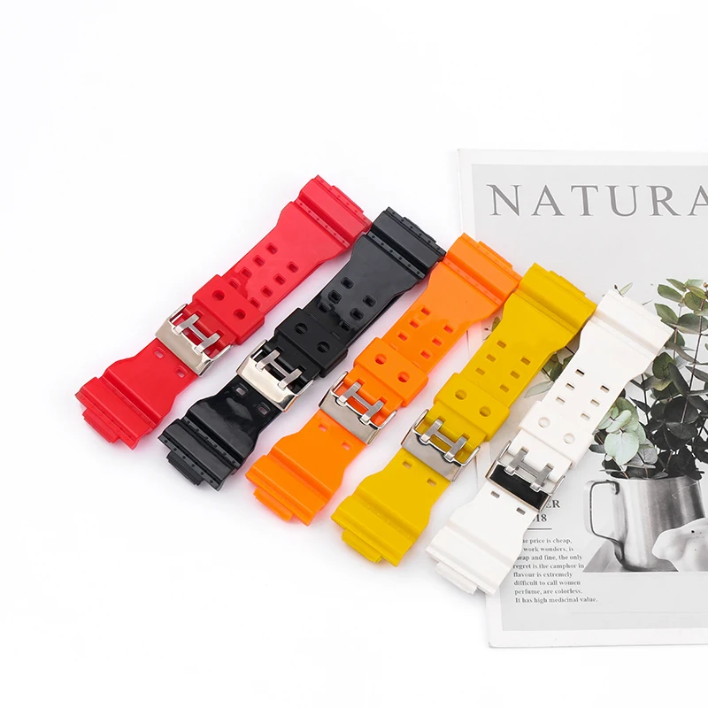 Resin brightening strap case Suitable for Casio GD GA-110 GB GA-100CF GAX men's and women's strap watch accessories