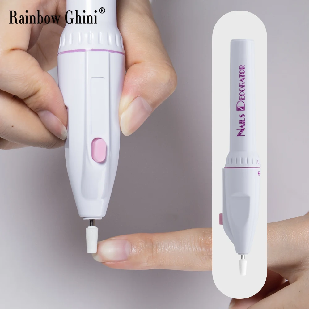 Радужные машины Ghini для маникюра электрическая мини-дрель ногтей маникюрная