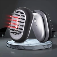 2022 hot infrared red led light therapy ems laser hair comb scalp massaging comb anti hair loss head relaxing massag machine