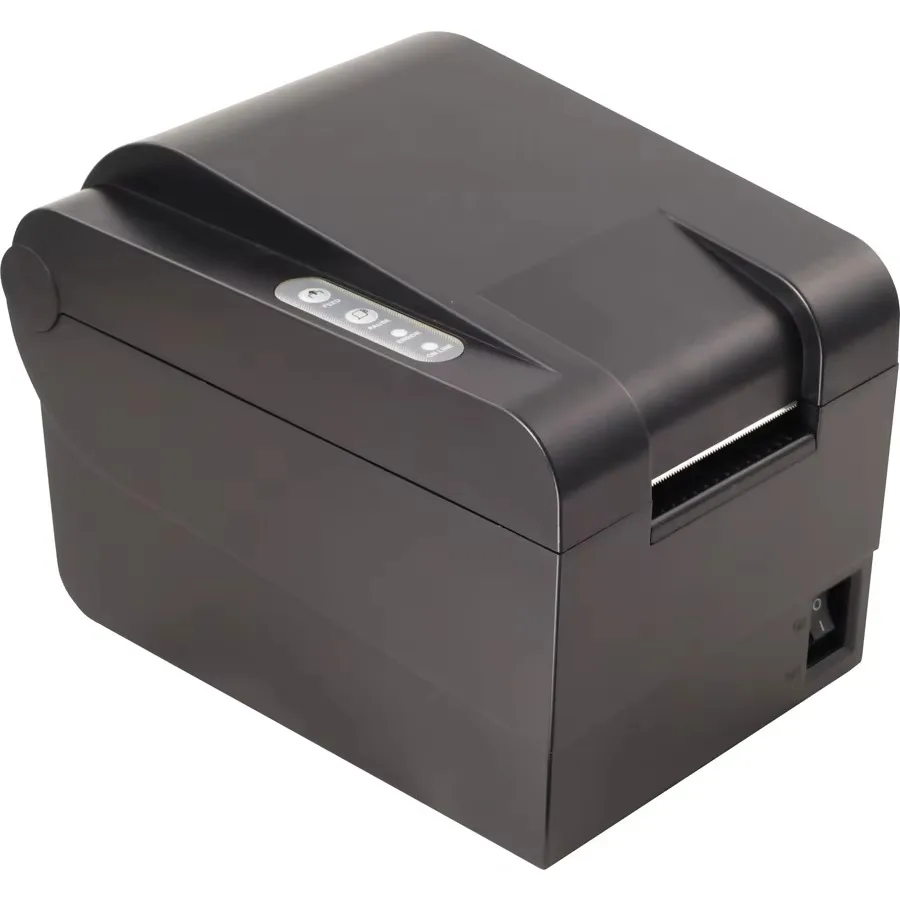 Фото Принтер этикеток и чеков Xprinter XP-235B с двойным режимом печати, термопринтер для POS-систем, 58 мм, для штрихкодов и наклеек №3