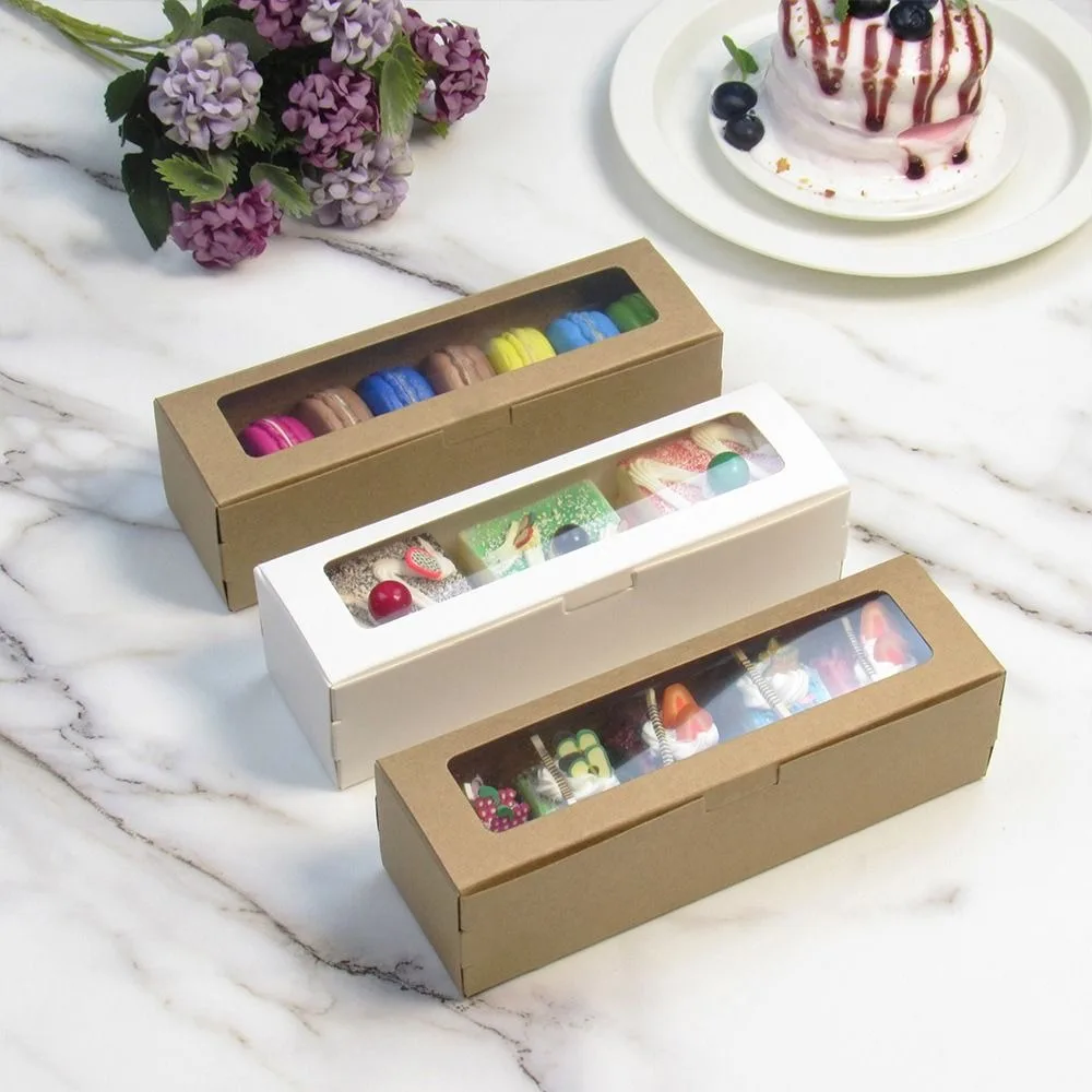 Es Dessert Cookies Treat Cupcake Boxes With Window Delivery Box For Wedding Gift Home Baking