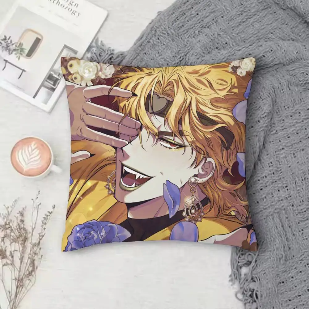 Фото Наволочка для подушки JoJo's Bizarre Adventure Dio Brando, чехол для декоративной подушки, наволочка для автомобиля или дивана №3