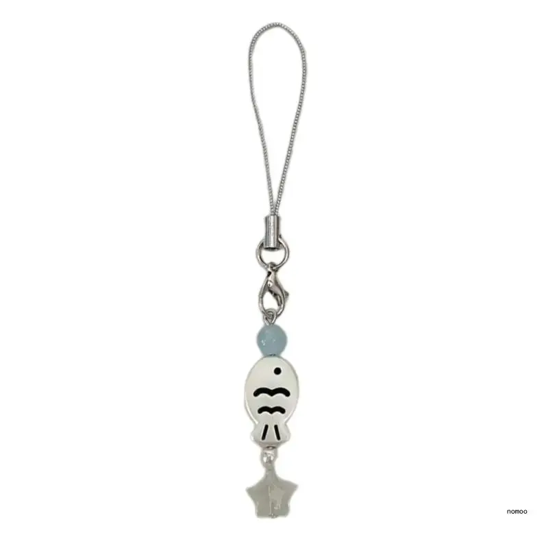 Модный кулон с рыбой подвеска для телефона уникальный брелок рыбой-луцианом