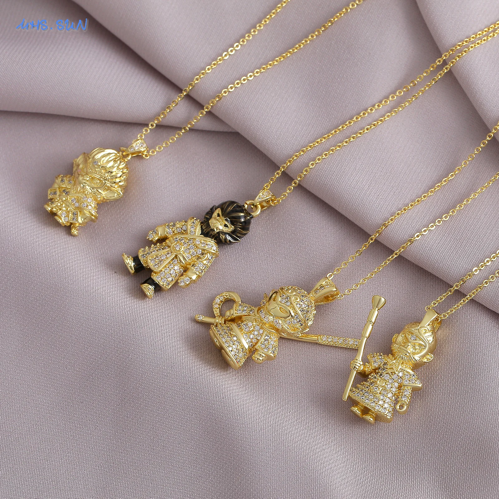 SUNSLL игровая периферия черный миф Wukong кулон ожерелья Jingu Bang для женщин и мужчин