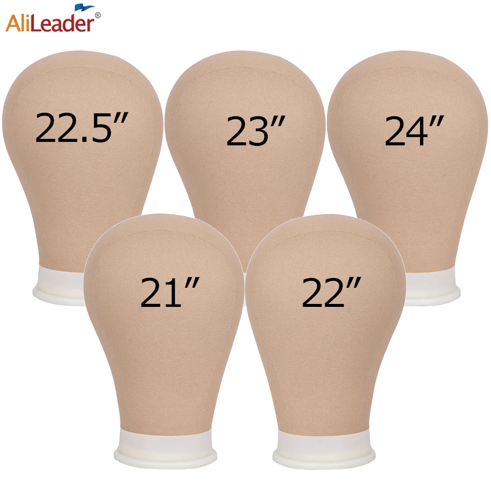 Alileader Wig Making Kit Canvas Head For Making Wigs 21-24