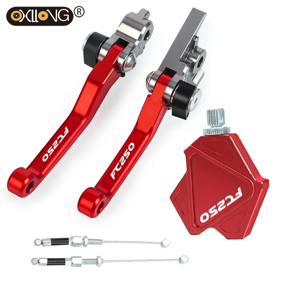 

Dirt Bike CNC Brake Clutch Levers Stunt Clutch Pull Cable Lever Replacement Easy System For HUSQVARNA FC250 2016 2017 2018