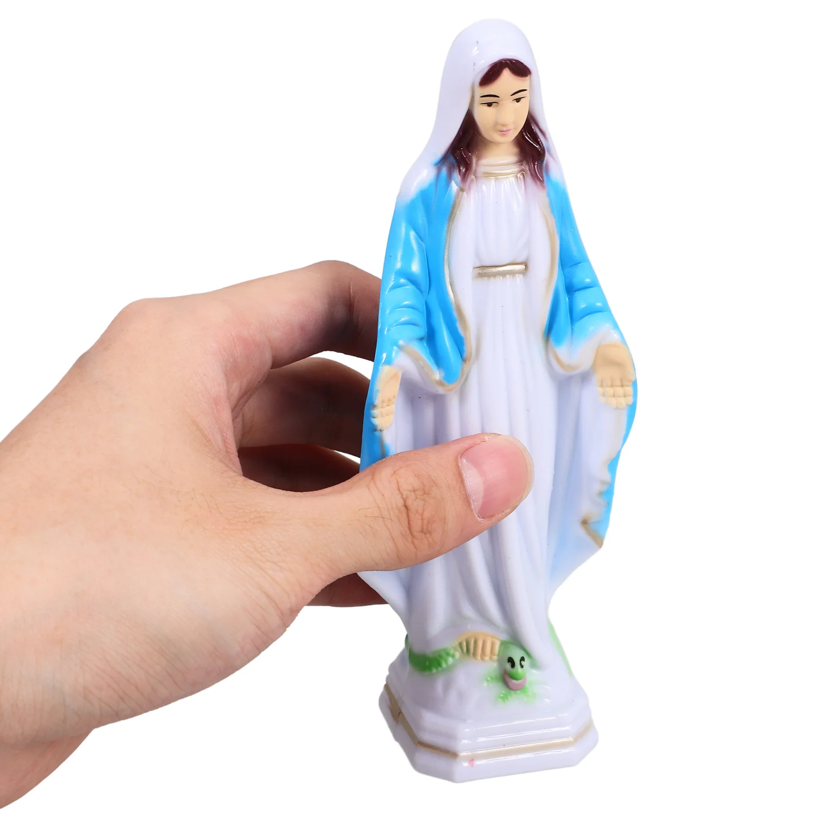 Религиозный декор пластиковая Дева Мария ремесло Грейс орнамент фигурка статуя
