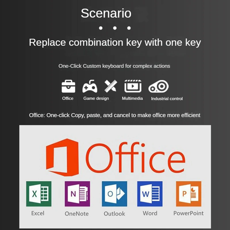 Бесшумная силиконовая клавиатура для макросъемки с Bluetooth программируемая по