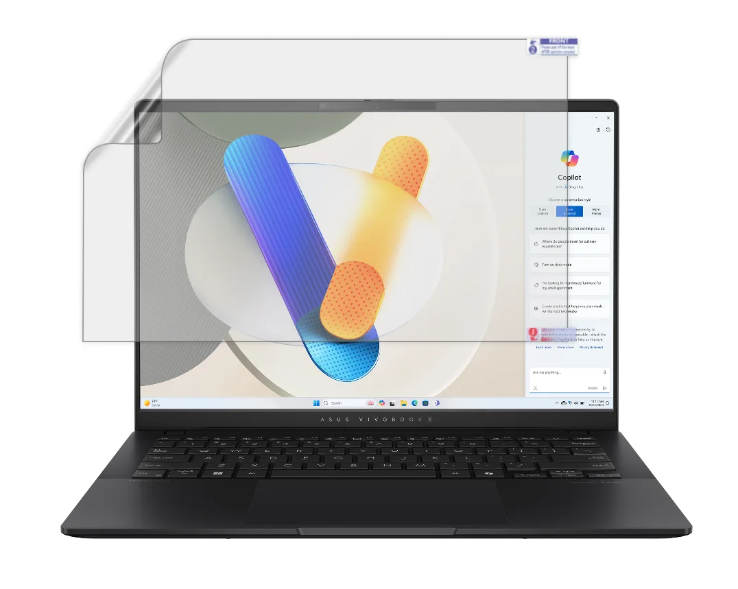 2 шт. прозрачная/матовая защитная пленка для экрана ASUS Vivobook S14 OLED 2024 дюйма S5406 M UA