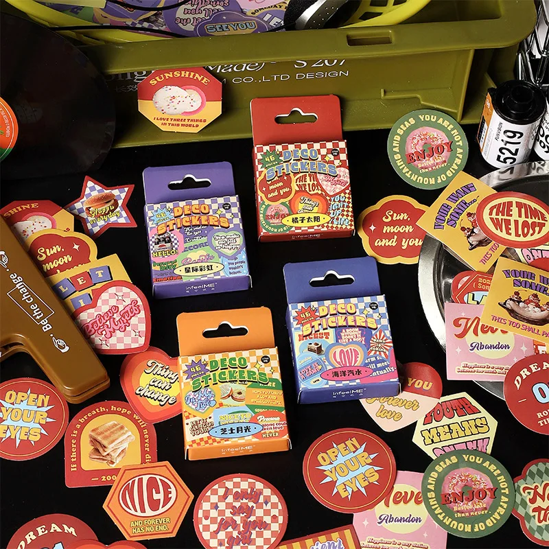 46pcs/lot Kawaii Stationery Stickers Heartwarming Vending Machine Diary Planner Decorative Mobile Scrapbooking Craft - купить по