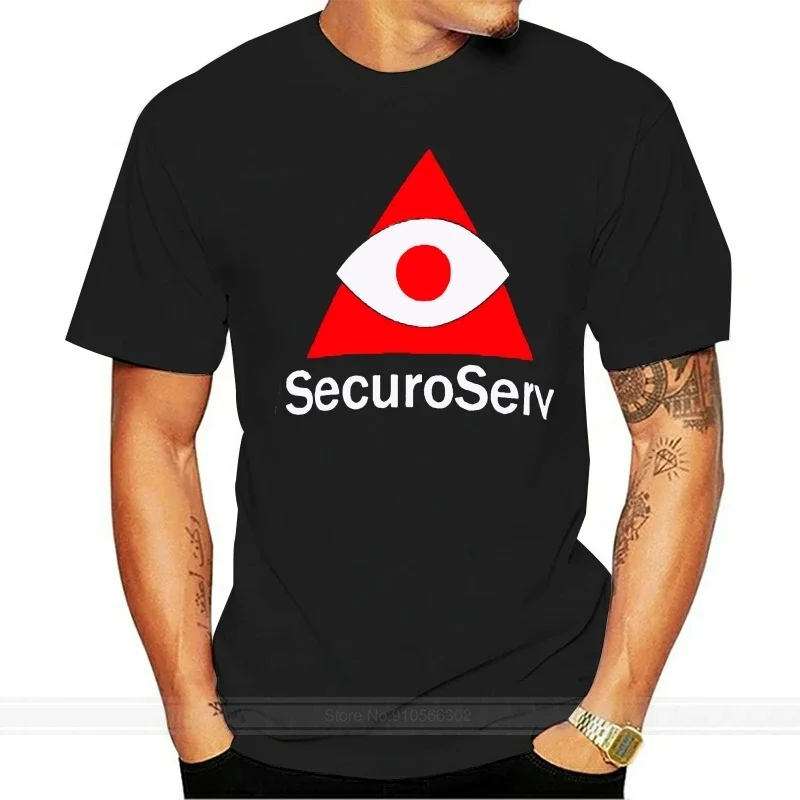 Фото SecuroServ, футболка, магазин nach securoserv, черный gta v 5, логотипы, минималистичные видеоигры №1
