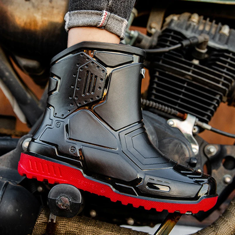 Ankle Platform Rain Boots Spring New Fashion Nonslip Waterpr