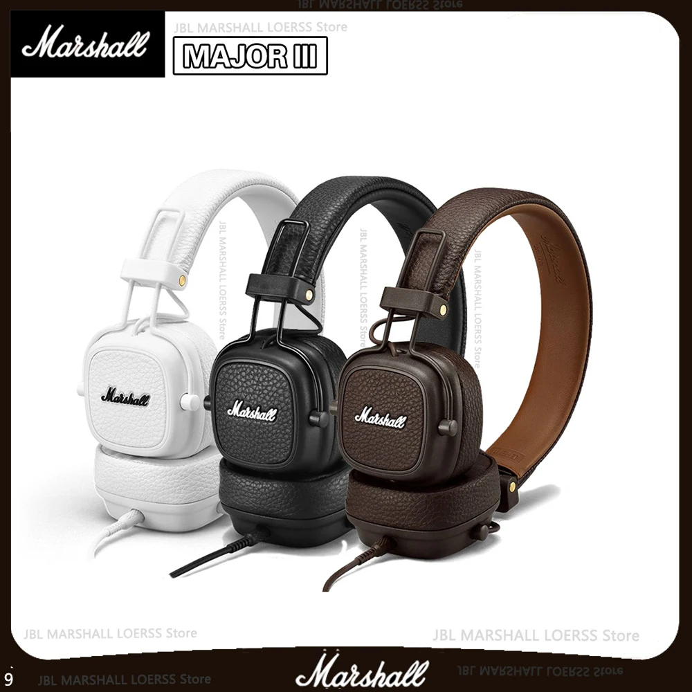 Беспроводные Bluetooth-наушники Marshall MAJOR III оригинальная Складная спортивная