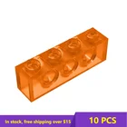 10 шт. кубики MOC Совместимость Собирает Частицы 3701 1x4 стойка дисплея картона для строительных блоков Запчасти DIY электрические развивающие е