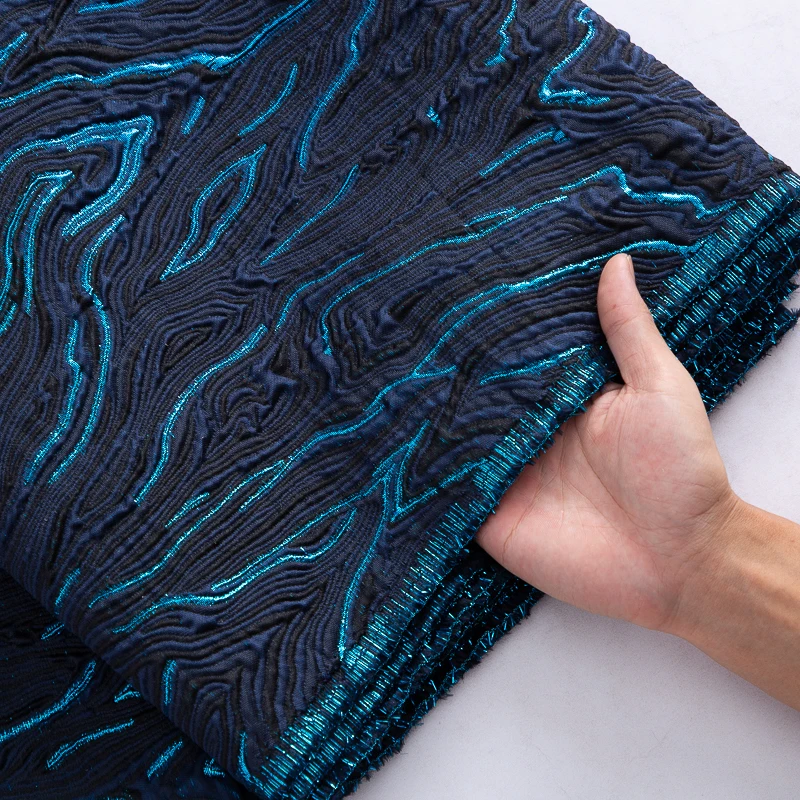 SJD LACA Африканская парчовая кружевная ткань французское дамасское кружево 5 ярдов