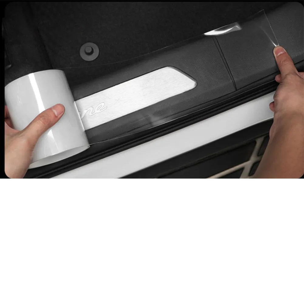 1 рулон 5 см прозрачная защитная полоса от царапин дверная клейкая для