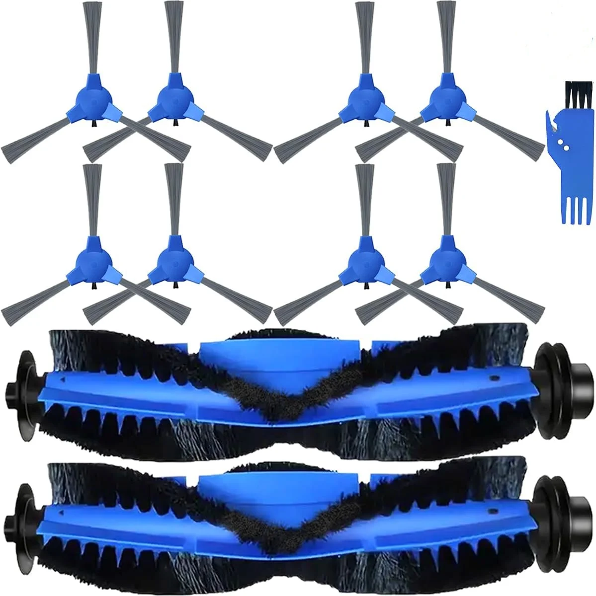 для робота-пылесоса Eufy 11S Max 2 основных роликовых щеток 8 боковых (упаковка из 10 шт.)