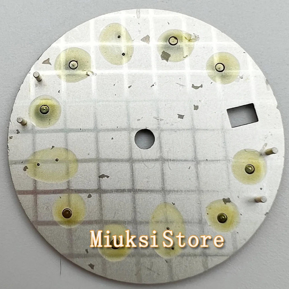 NH35 29 мм Циферблат часов Стерильный Черный Оранжевый Зеленый Желтый Светящийся