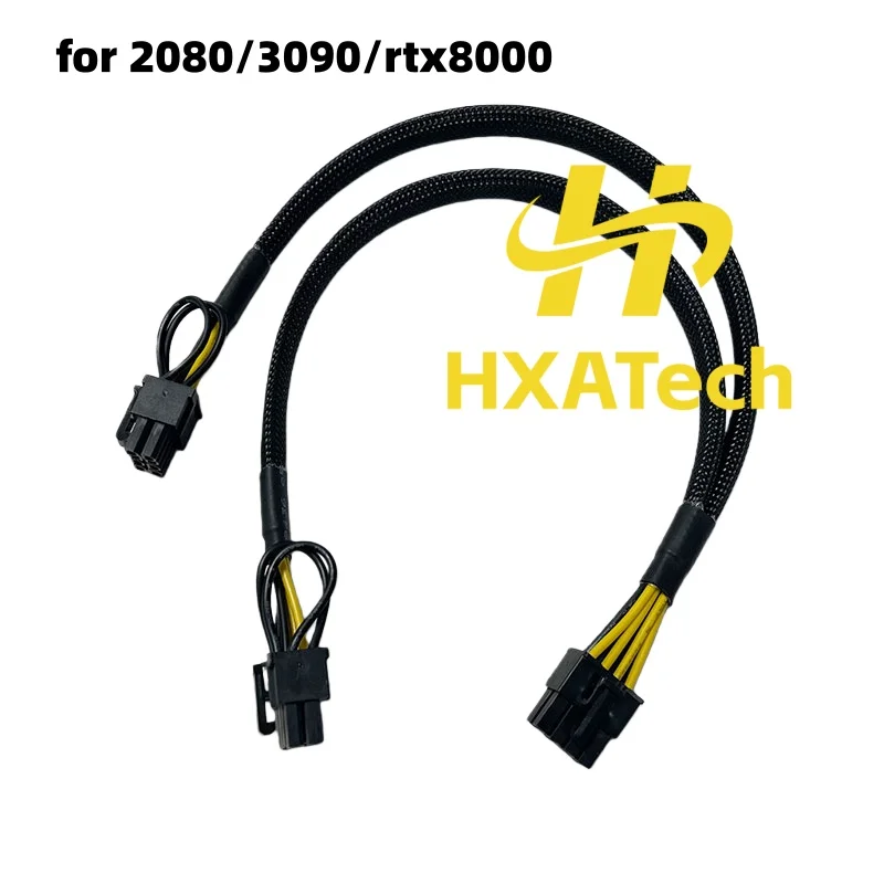 Фото Кабель питания HXATech 8-контактный на 1x16-контактный (12+4-контактный) 12VHPWR для видеокарт GPU серверов Huawei Fusion Taishan 200 2280 V2 V5 Kunpeng920 №4