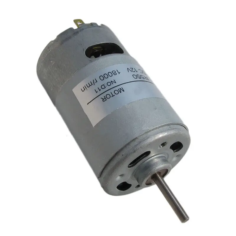 1 шт. двигатель постоянного тока 6 в R550 12 в длинный вал постоянный ток высокоскоростной редукторный двигатель для игрушек «сделай сам» 5200 об/мин 9200 об/мин 10000 об/мин 18000 об/мин