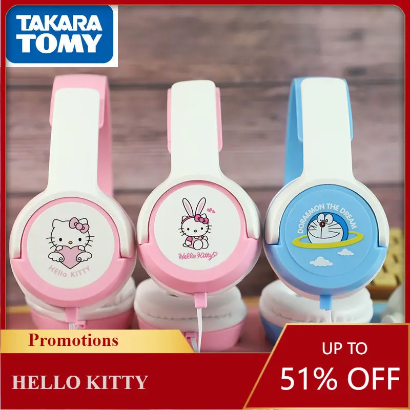

Hello Kitty Creative Cute Cartoon Cartoon Headset Wheat Voice Android IOS Universal