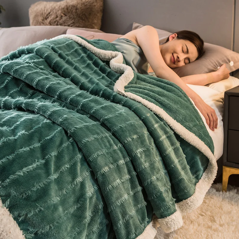 Promotion Blankets For Beds Solid Yellow Color Soft Warm 300GSM Plaid Square Flannel Blanket On The Bed Throw | Дом и сад