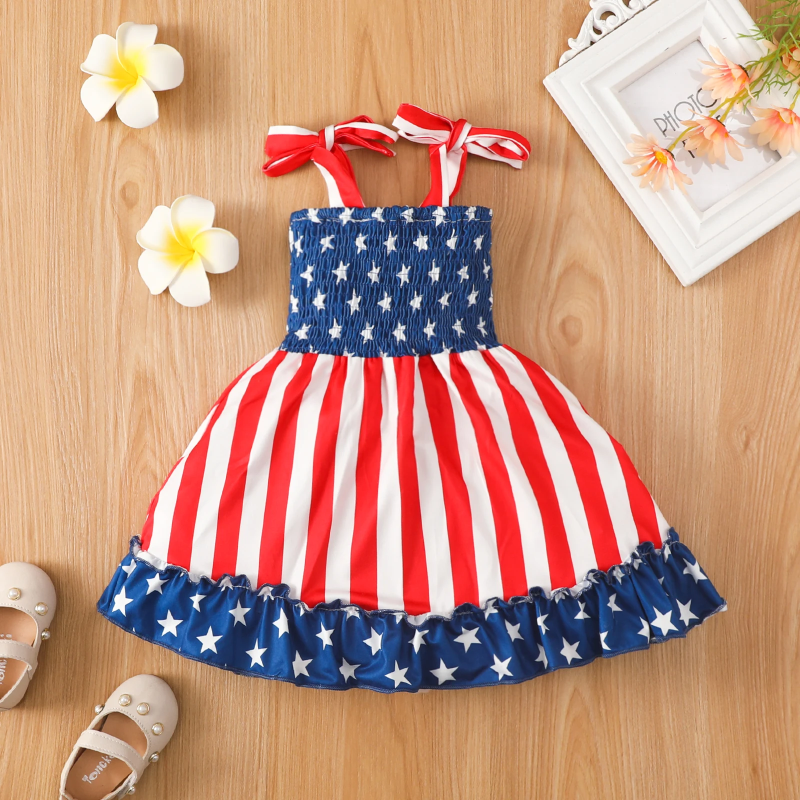 

Платья без рукавов для девочек 1-5 лет, платье для девушек 4 июля, платье без рукавов с ремешком и звездами и рисунком в полоску