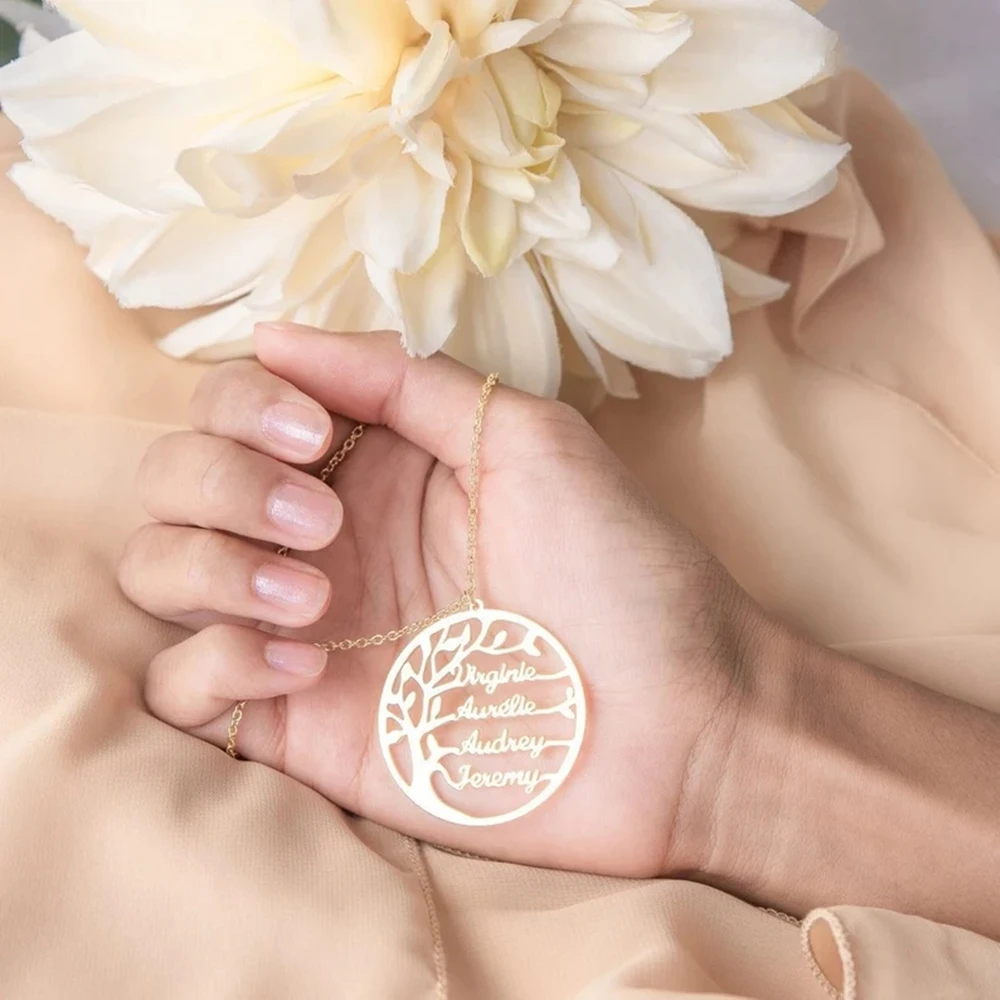 

Брелок «Древо жизни» для женщин, кольцо для ключей 1-6 членов семьи, ювелирные изделия из нержавеющей стали под заказ, мужские аксессуары, опт...