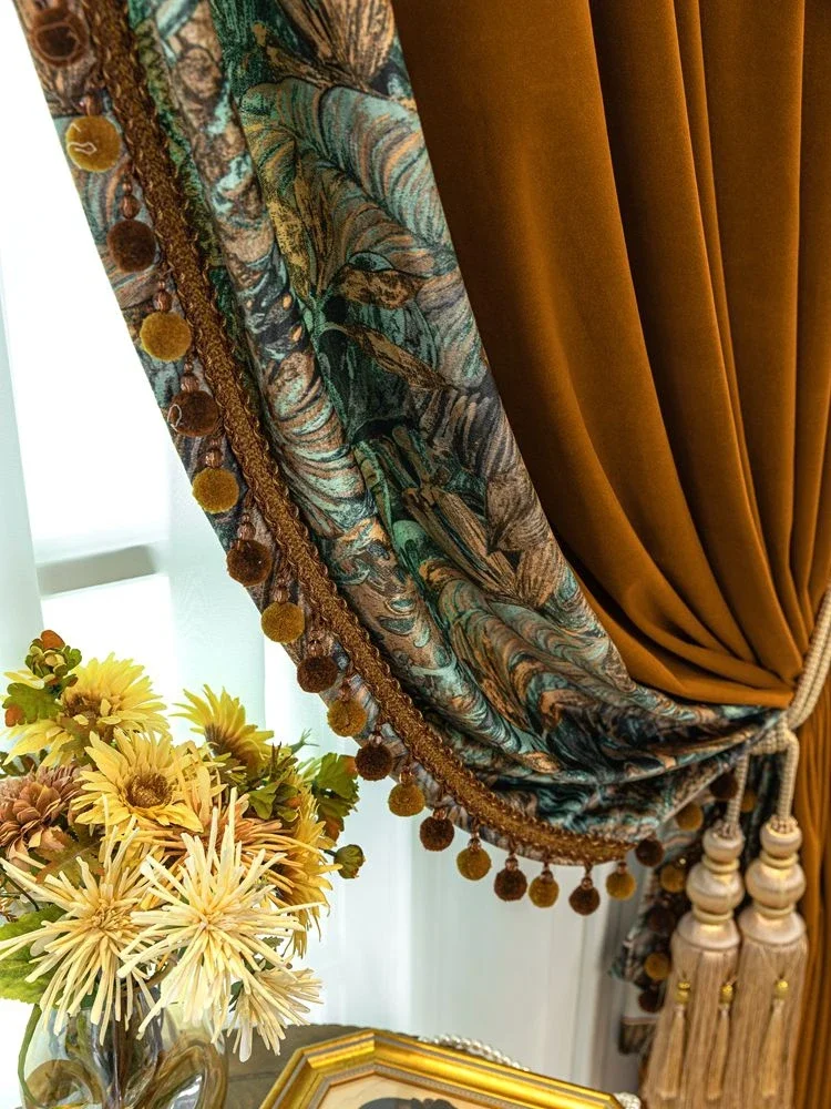 Шторы JESSANS из полиэстера caramel velvet